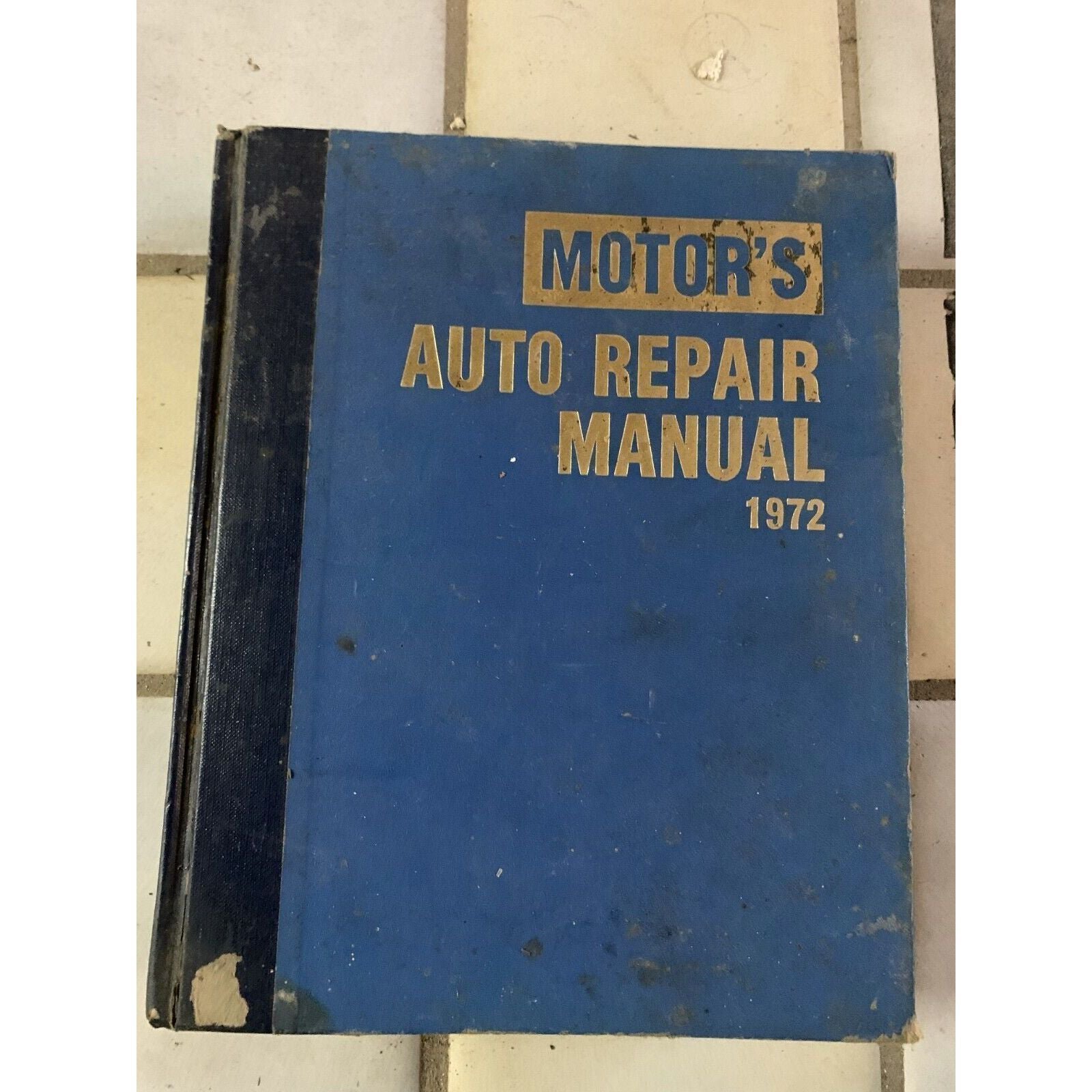 Vintage 1972 Motor´s Auto Repair Manual 35th Edition 1st Printing Hardcover Book PxDxvoJNA