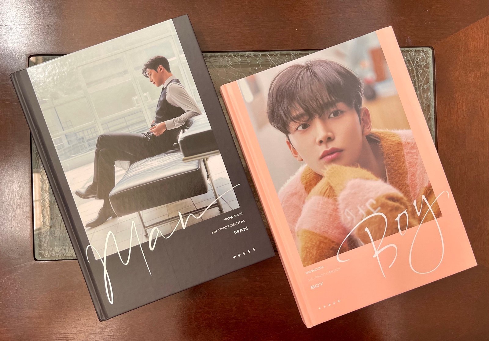 Rowoon Official Photobook Man and Boy Set of 2 Hardcover Books ITkovrCn2