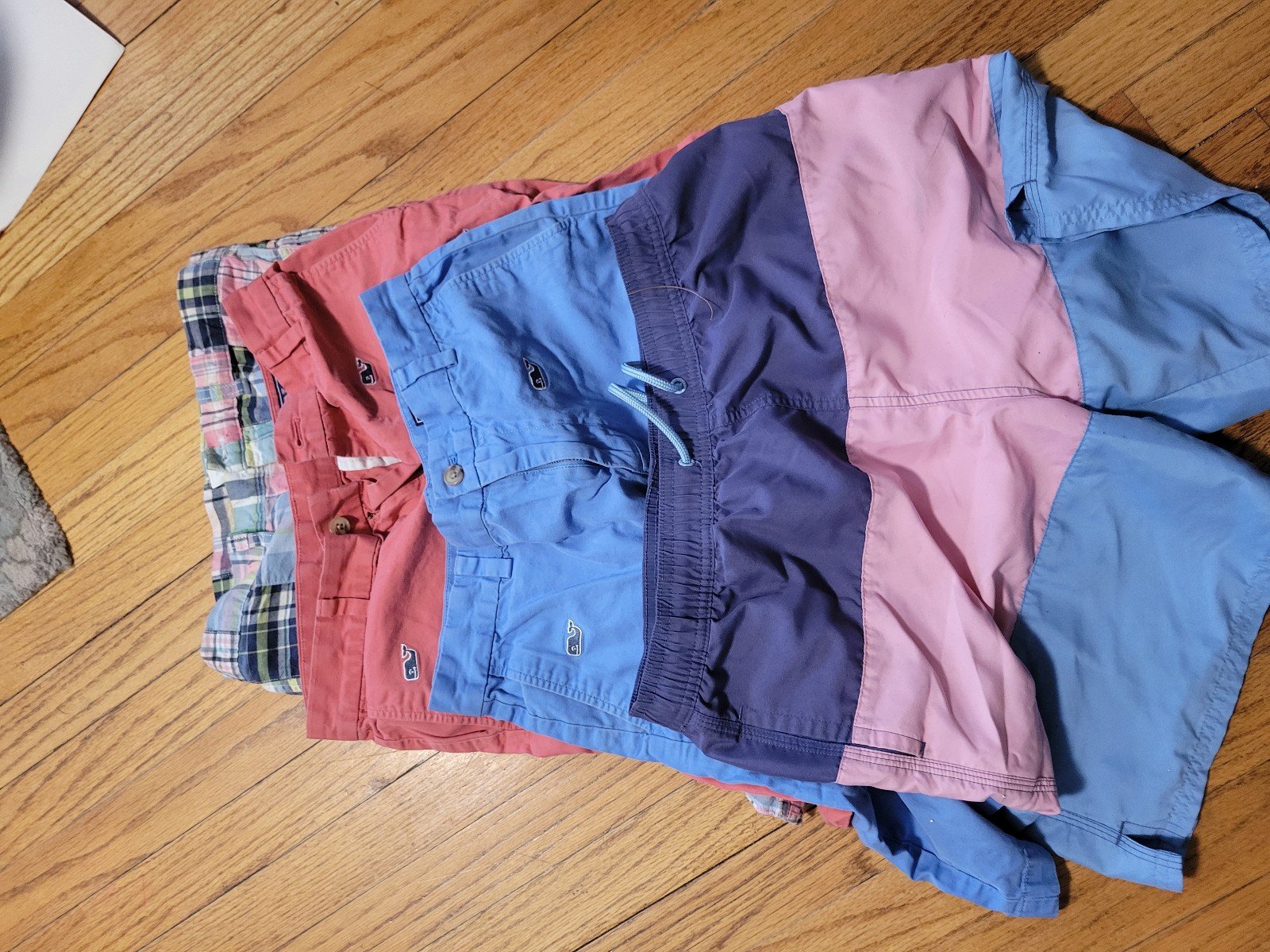 Set of 4 vineyard vines 
3 are size 16 and one is 18 chinos and  swim 
good used gSSOuU1V4