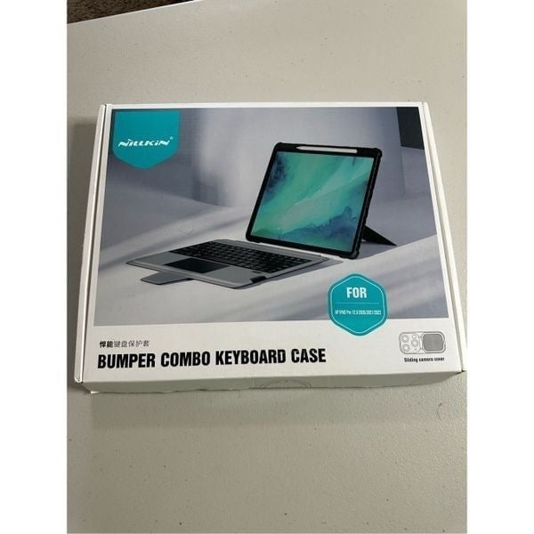 Nillkin Bumped Combo Keyboard Case For Apple iPad 12.9 2020/2021/2022 i3aDsPrfB