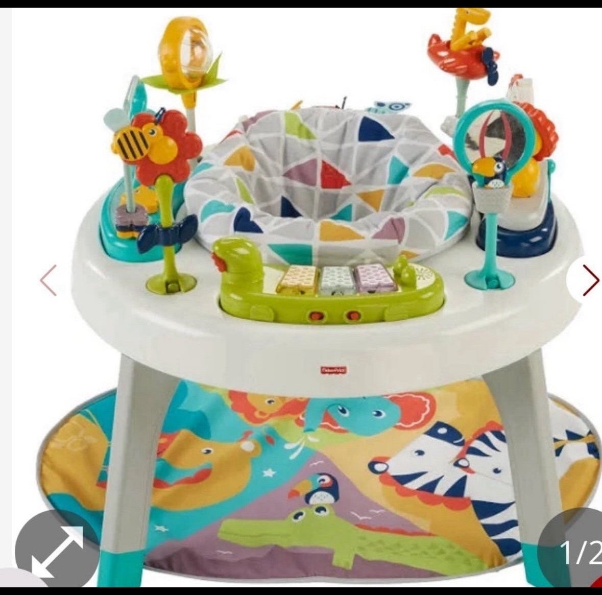 Fisher-Price - 3-In-1 Sit-To-Stand Activity Center  Open box item box is damaged iFnSemSTe