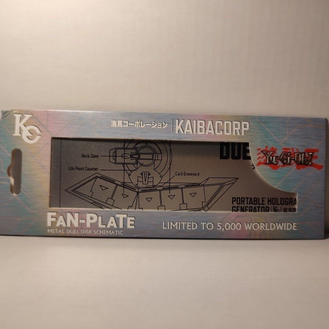 Yugioh Duel Disk Schematic Fan Plate Official Konami Limited Edition Collectible Qnl2Mrm9M