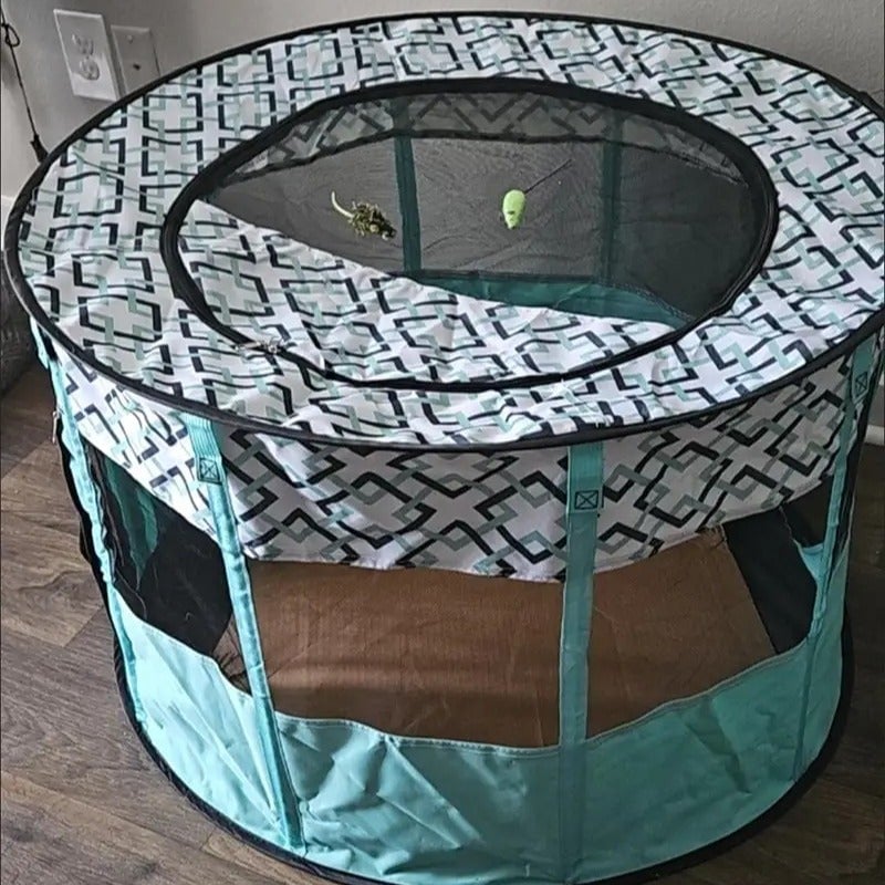 Pet Bed,Foldable Puppy Playpen Foldable Pet Bed Kennel Tent For Cat Bed KOOQvy2Ap