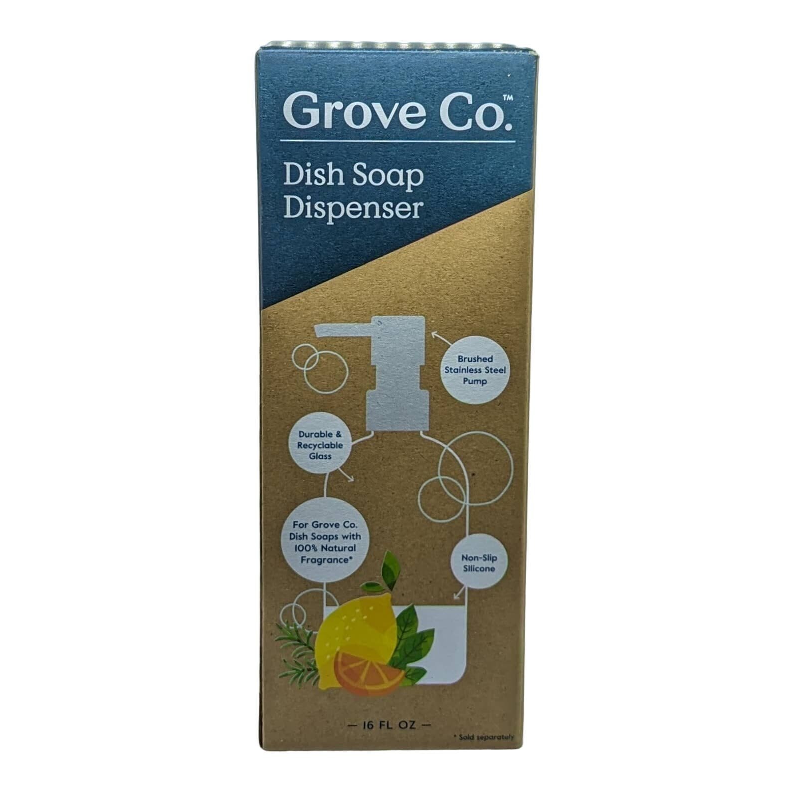 NIB Grove Collaborative Dish Soap Dispenser LIadNYsoR