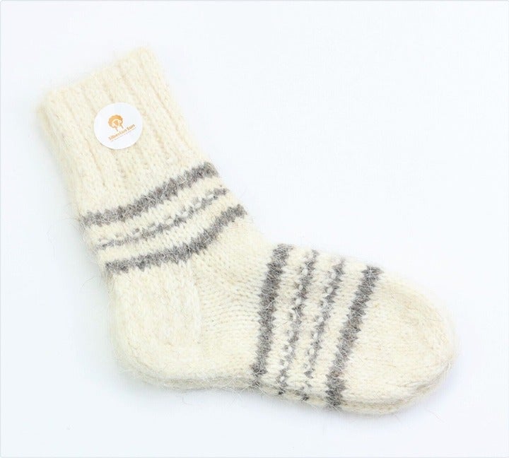 New Handmade 100% Wool Socks Outdoors Fishing Hiking Hunting Men Size 8-10 Warm! kjM6h9nwd