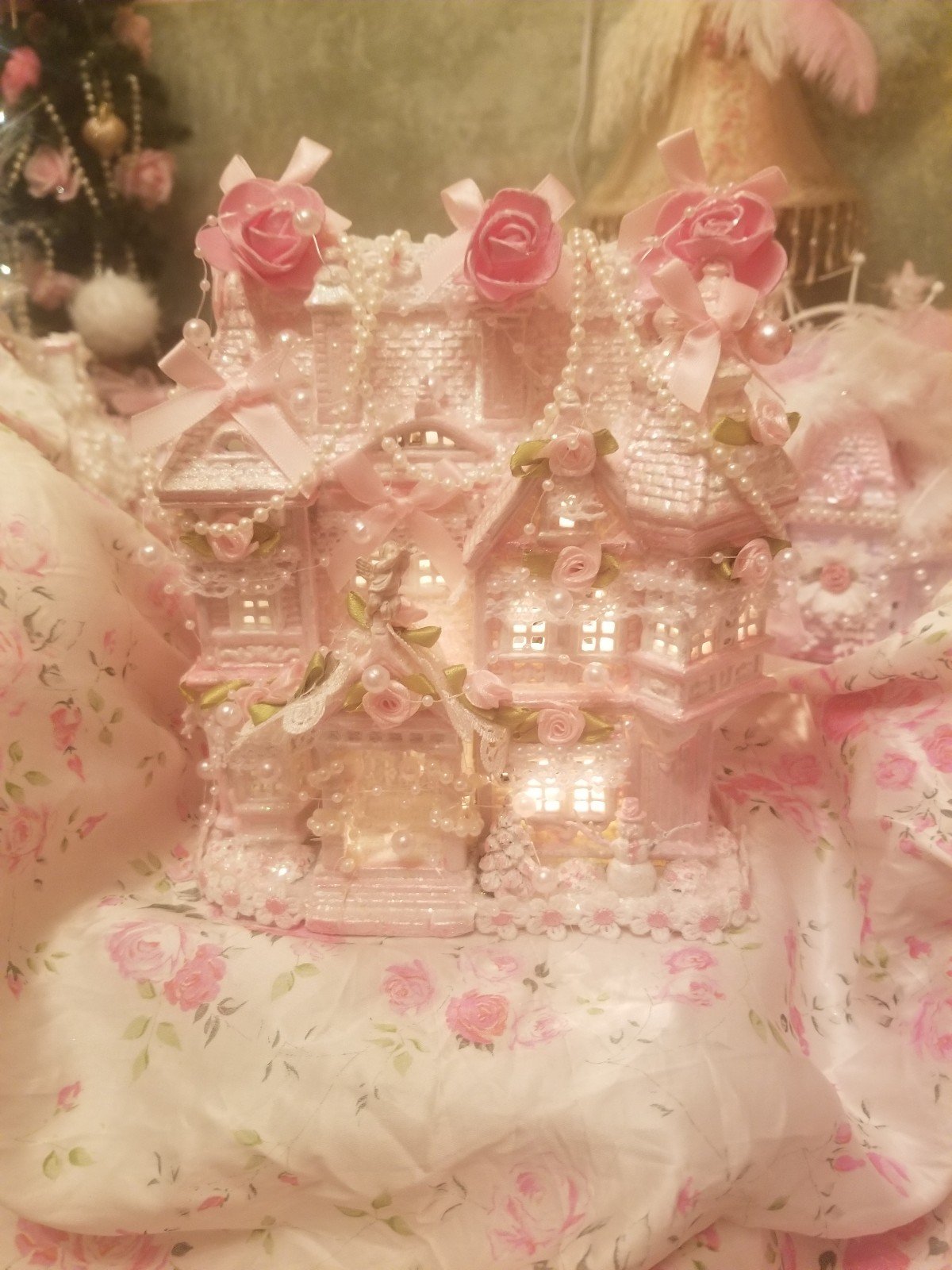 Shabby Chic Victorian Pink Cottage lmu96SbJt