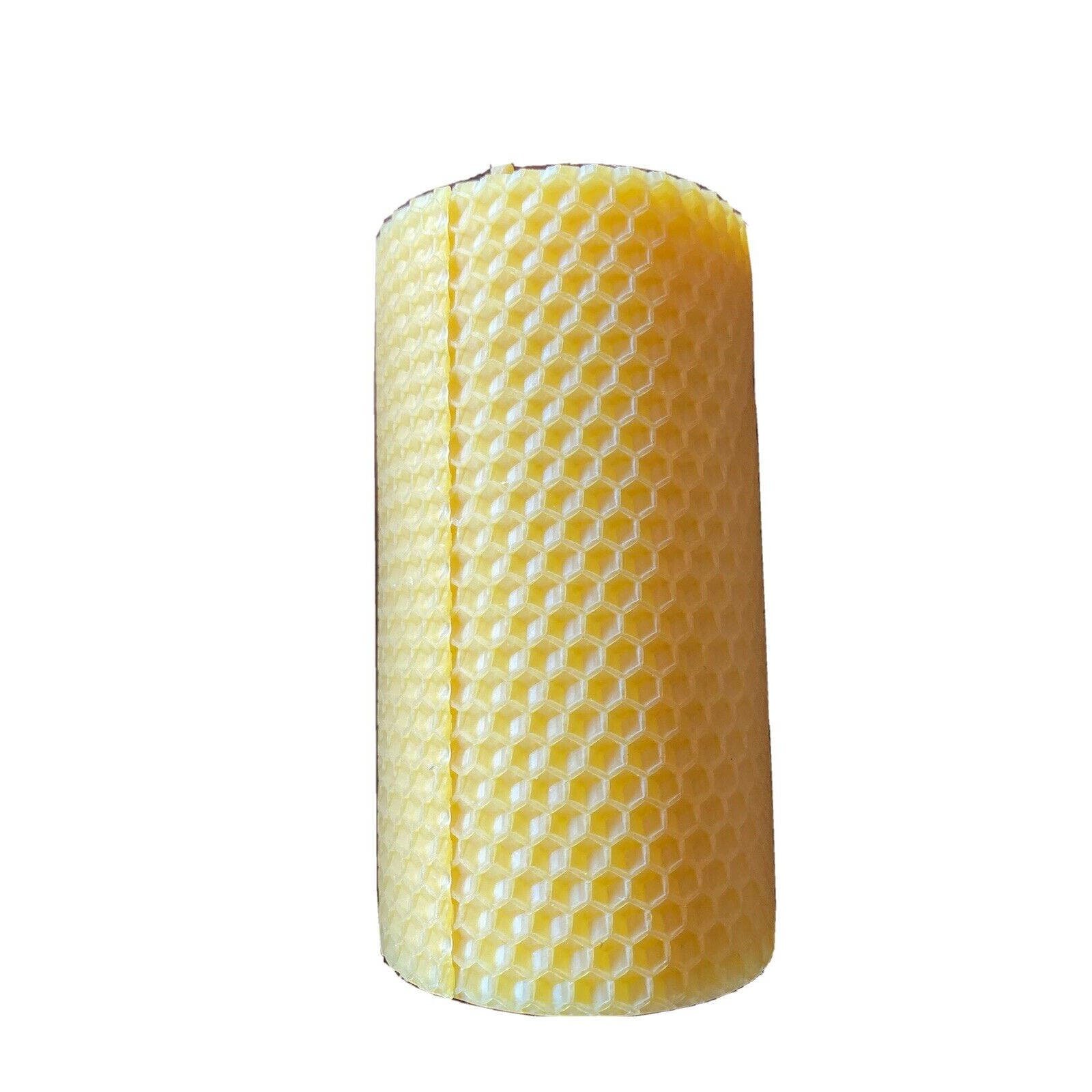 Beeswax Candle Pillar 6.1 X 2.75 inches New!!! HHxmfljf9