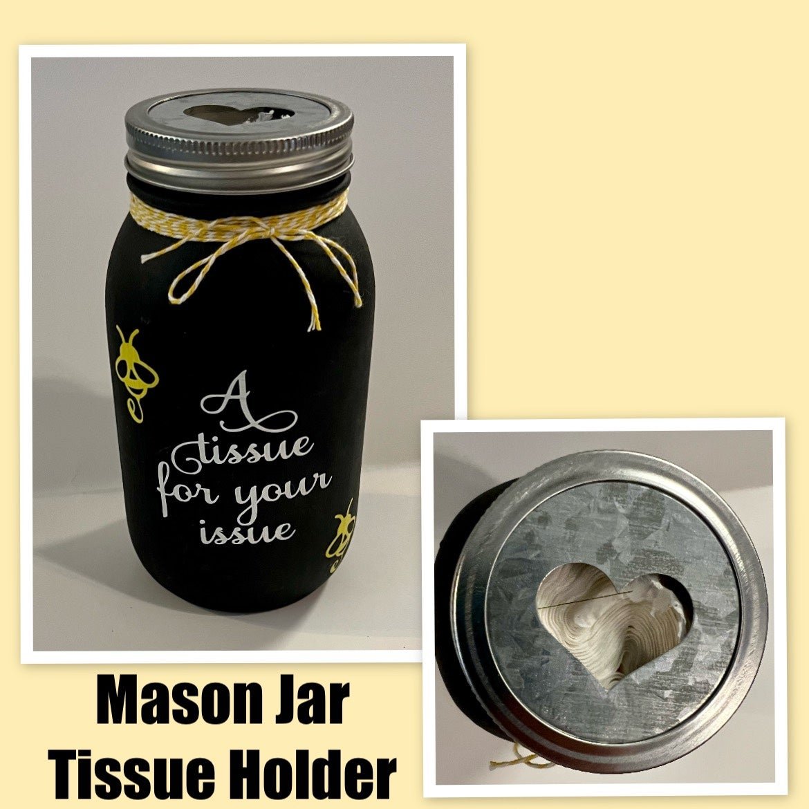 Mason Jar Tissue Holder jOtz4qGH9