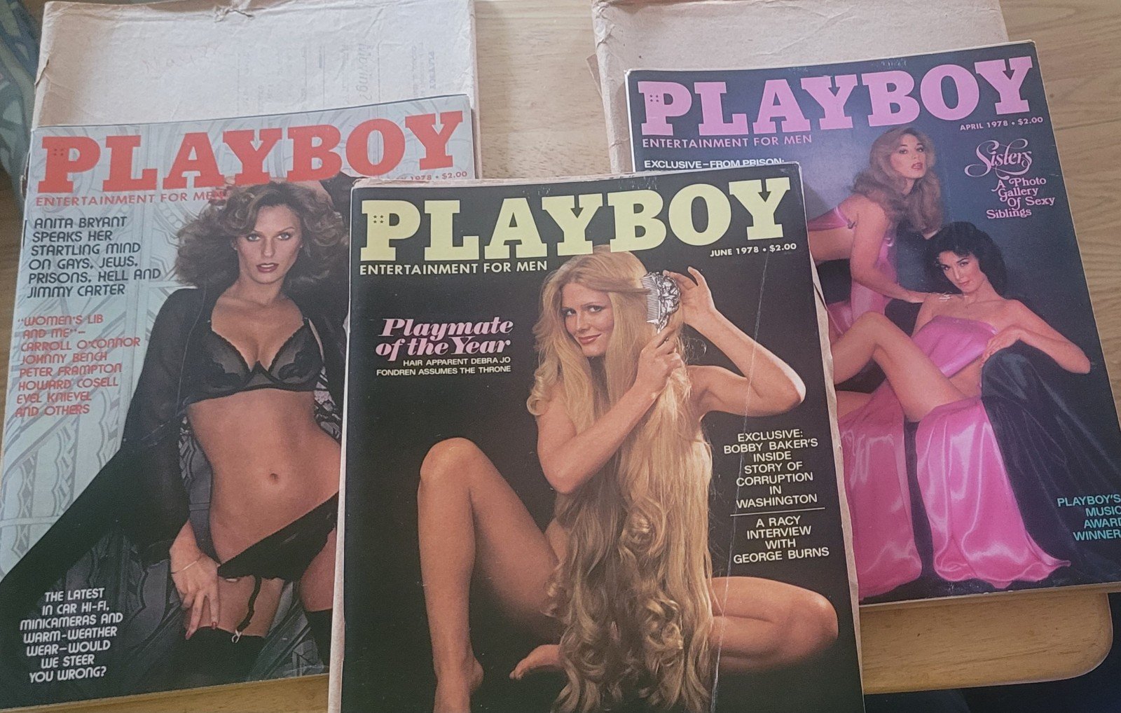 Playboy Magazine April May and June gXPEzUF9H