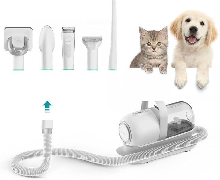 Neabot P1 Pro Professional Pet Grooming Vacuum Kit | Hair Clipper luE8CO1VP