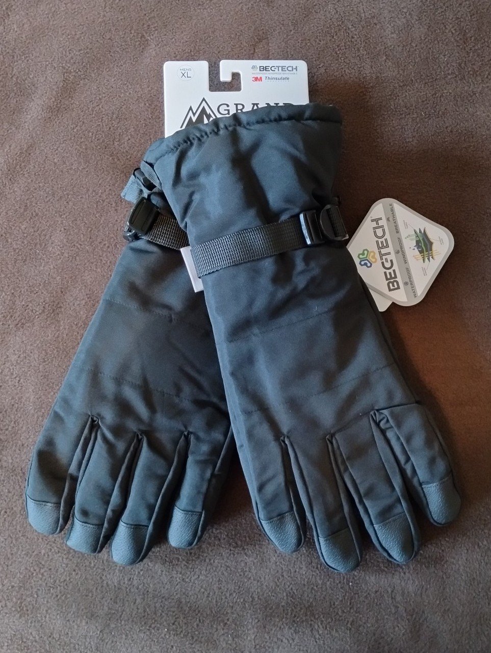 Men´s Grand Sierra Winter Gloves, XL, NWT r9fKJeCHB