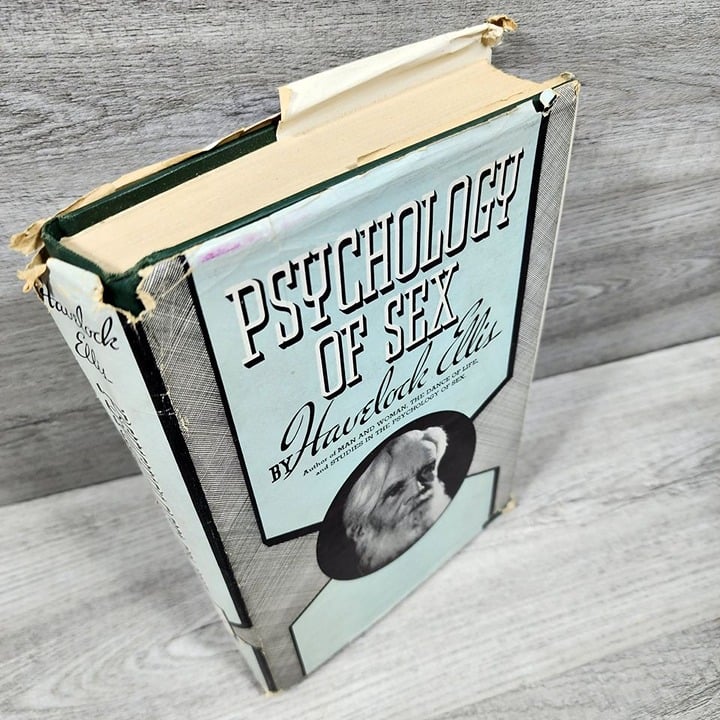 1938 Psychology Of Havelock Ellis Old Vintage Book Fair Condition 2312i201i0i 1. r90njKhml