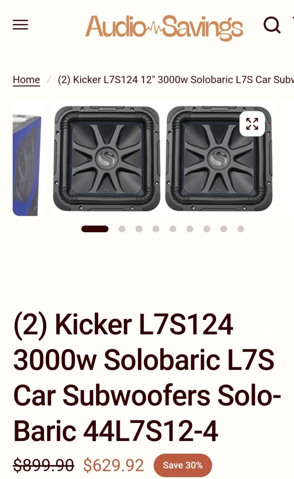 2 Kicker solobaric 3000watt l7 10s rc9fG9oj5