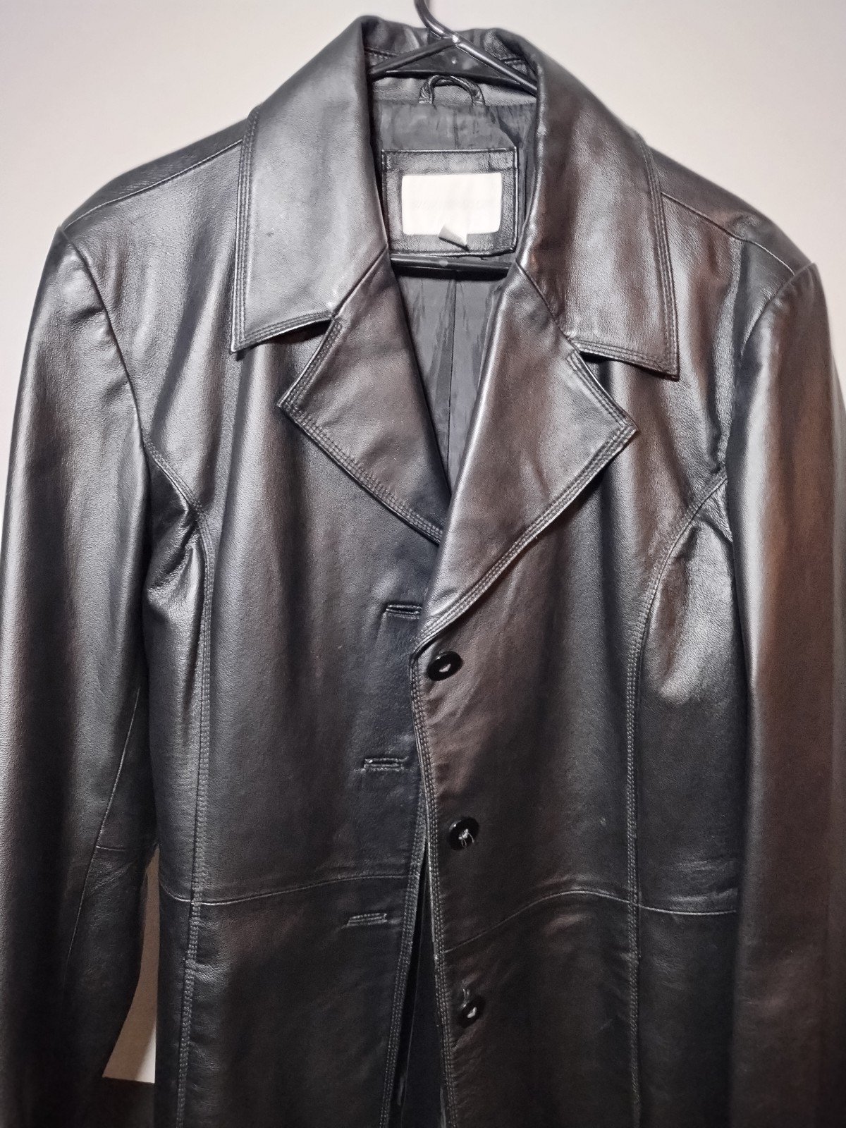 Worthington Women´s Black Leather Jacket - Size XL (16597) r8ppmqQn7