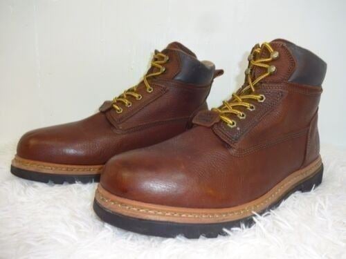 Elk Woods Rainier Men´s Size 13D US Brown Leather Work Boots 84424 MERT6wkvg