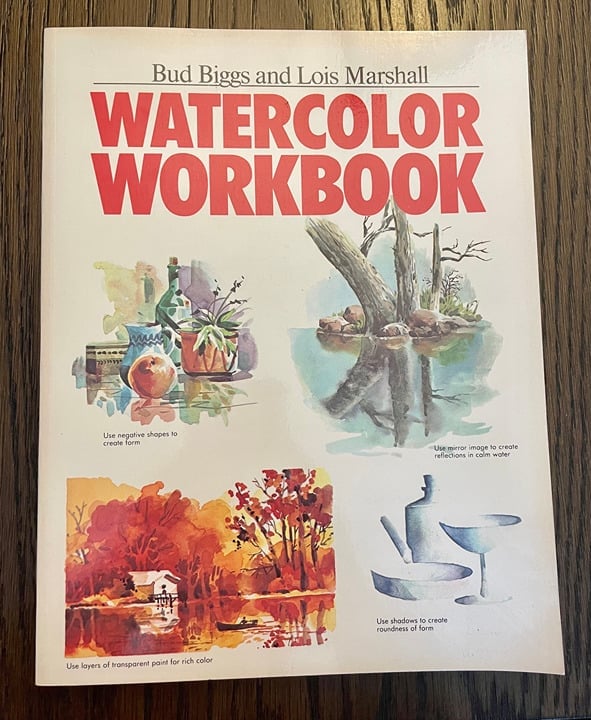 Watercolor Workbook by Bud Biggs and Lois Marshall paperback book jhiCMfB5F