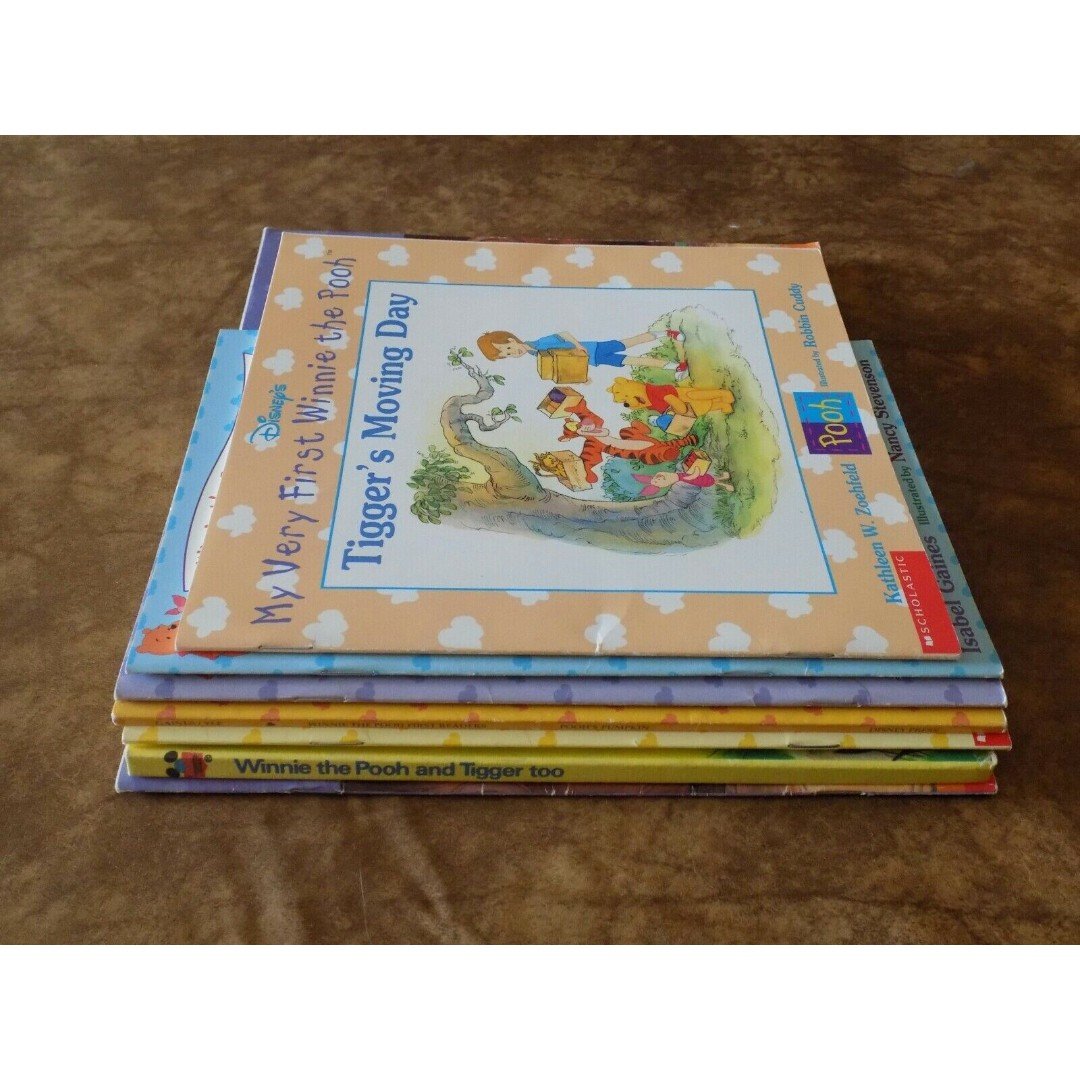 Walt Disney´s Winnie The Pooh Scholastic Children´s Book Lot Of 7 nviNPU0gs