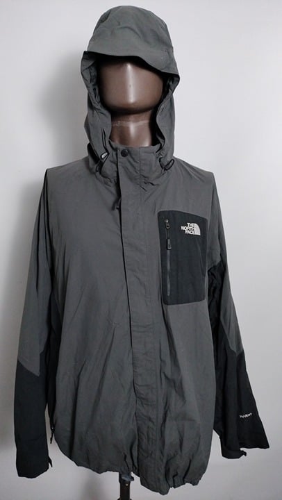 North Face Gray Hooded Hyvent Waterproof Parka Jacket Mens XXXL 3XL NBXgpSFFj