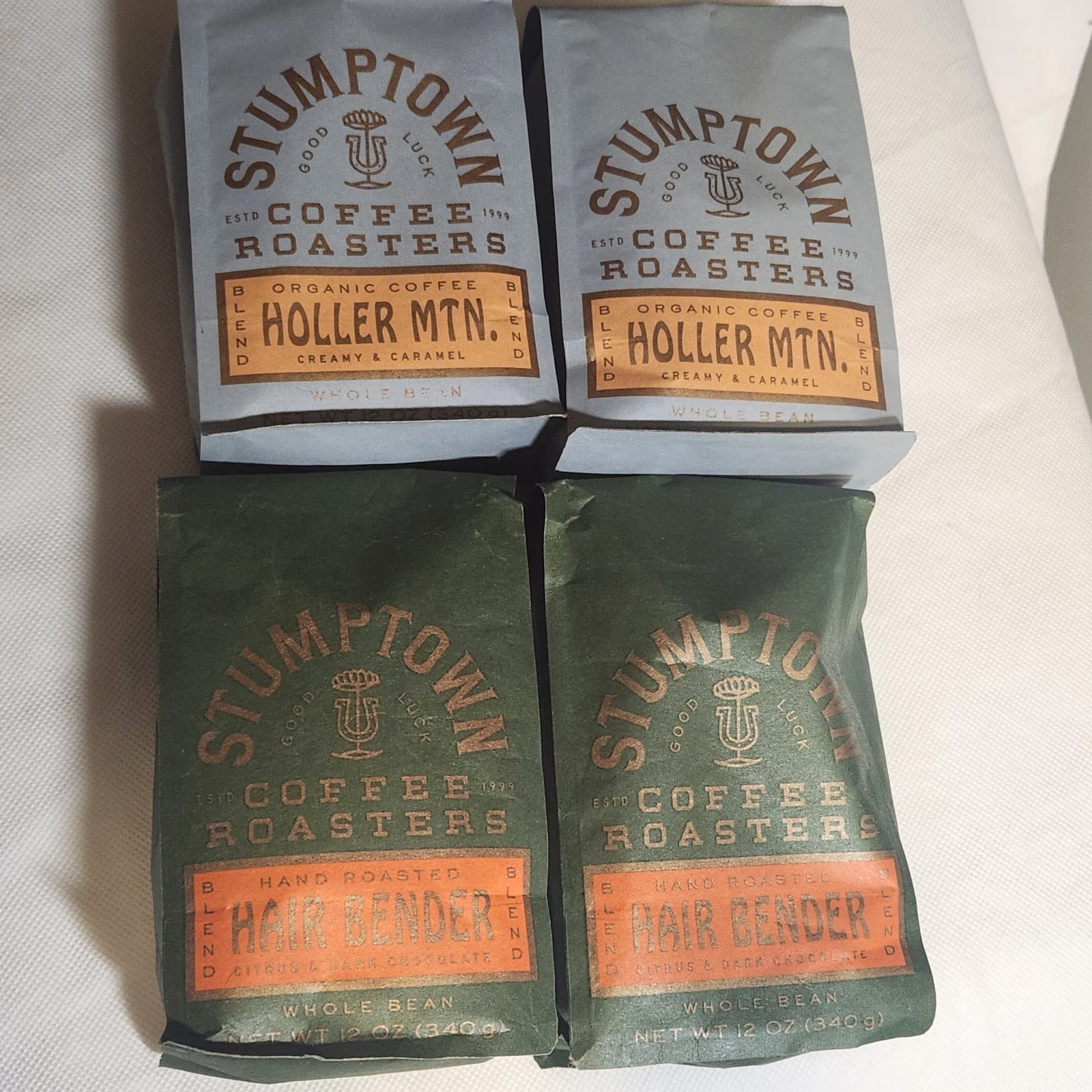 Stumptown Coffee Beans Hair Bender 2 Bags & Holler Mountain 2 Bags(12 oz * 4) jcSLWrh1I