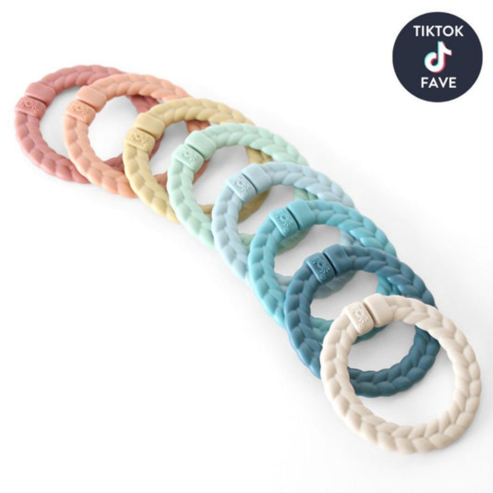 NWT Itzy Ritzy Bitzy Bespok  Ritzy Ring  Linking Ring Teethers for Baby Teething HGttezc9P