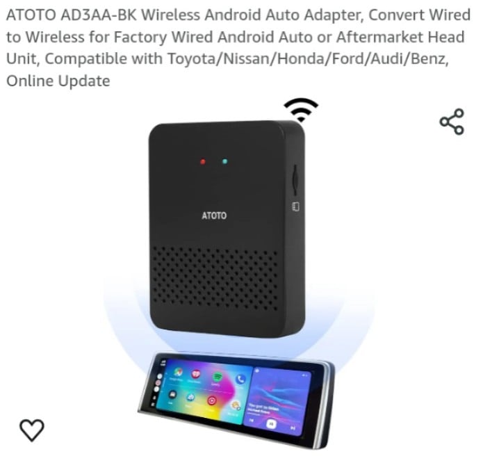 Wireless Android Auto Adapter RipcvaML4